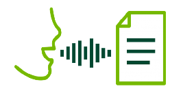 Speech recognition icon